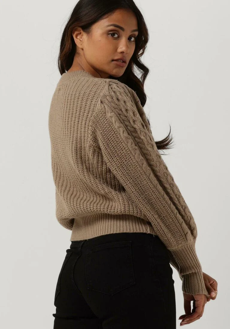 MSCH COPENHAGEN bruine msch copenhagen trui iveta peony pullover