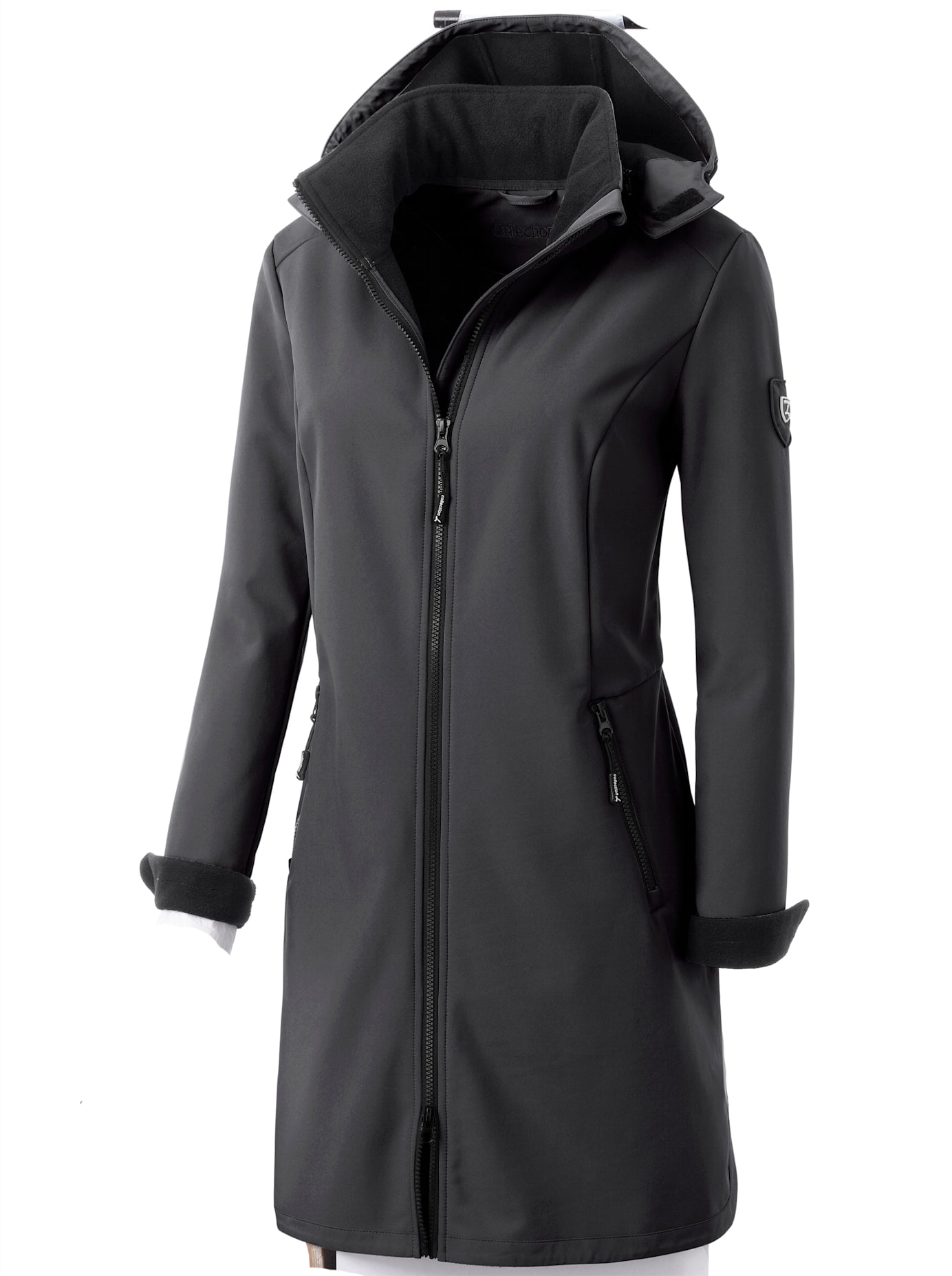Casual Looks Softshelljacke mit Kapuze