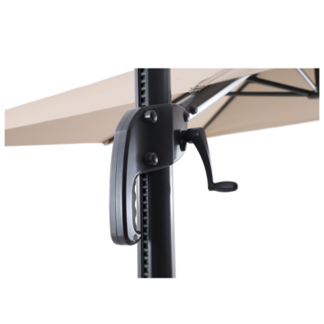 Handson zweefparasol Ibiza taupe Ø 300 cm