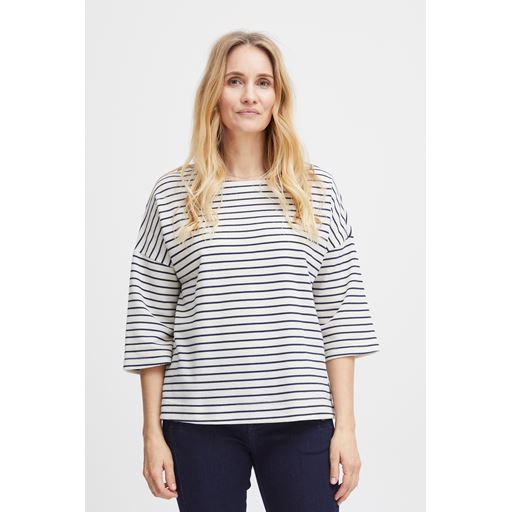 Fransa Stribet T-shirt, Antique Mix, S