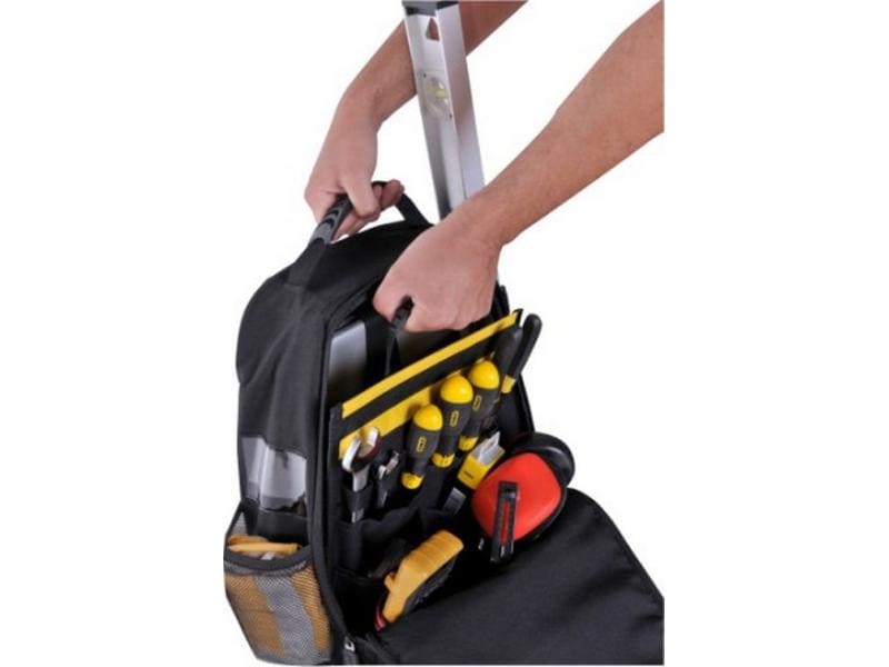 Stanley Werkzeugrucksack Denier Nylon Rucksack zum einfachen und freihändigem Transport von Werkzeugen