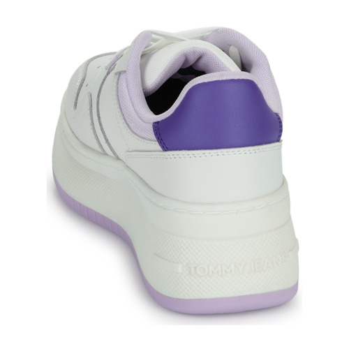 Tommy Jeans - TJW RETRO BASKET FLATFORM ESS Blanco / Azul