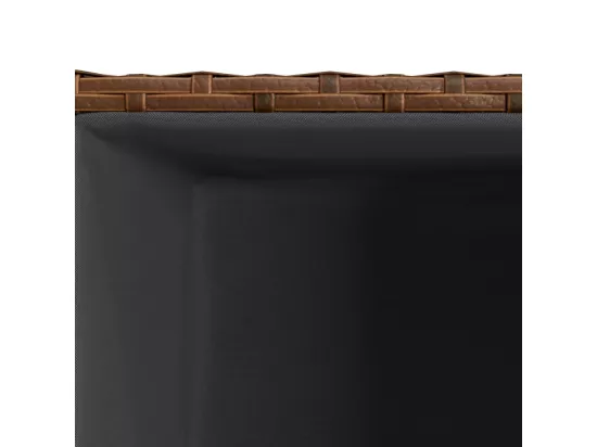 Jardinière bac lit surélevé résine marron 30 x 30 x 60 cm 02_0037495