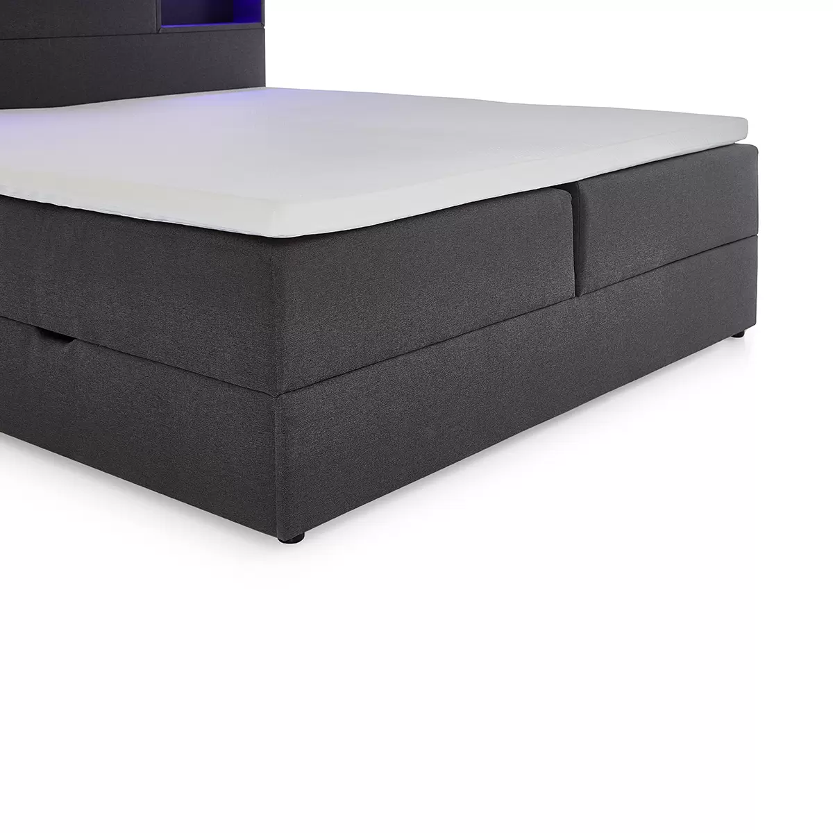 Boxspringbett Caja 160x200 Anthrazit