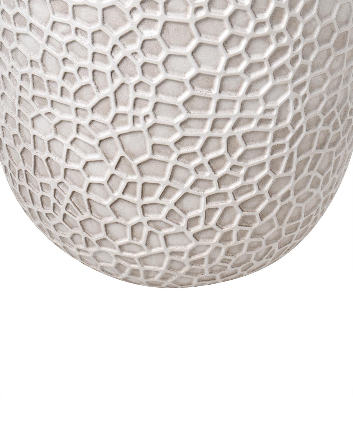 Bloempot QIYUN 41 cm Lichtbeige