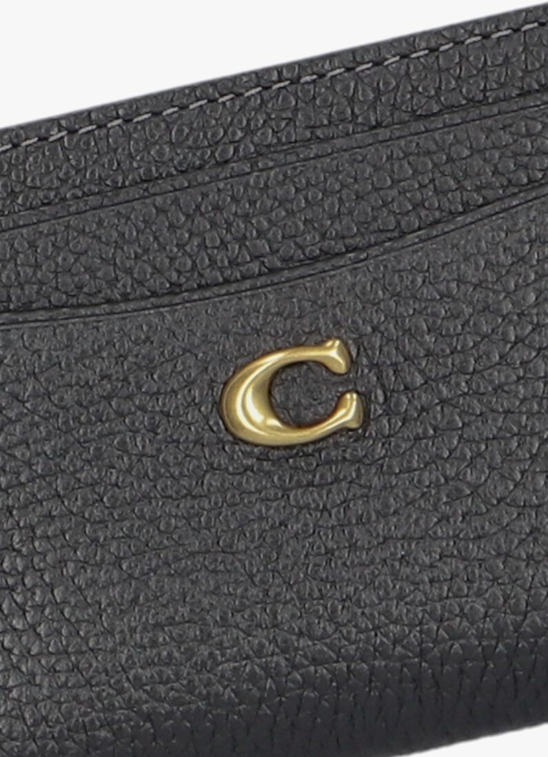 zwarte coach portemonnee essential card case