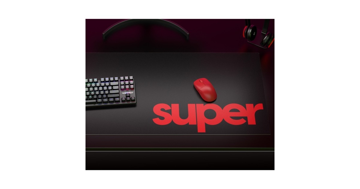 PulsarSuperglide Glass Mousepad - Supersize - XXL  (Zwart)