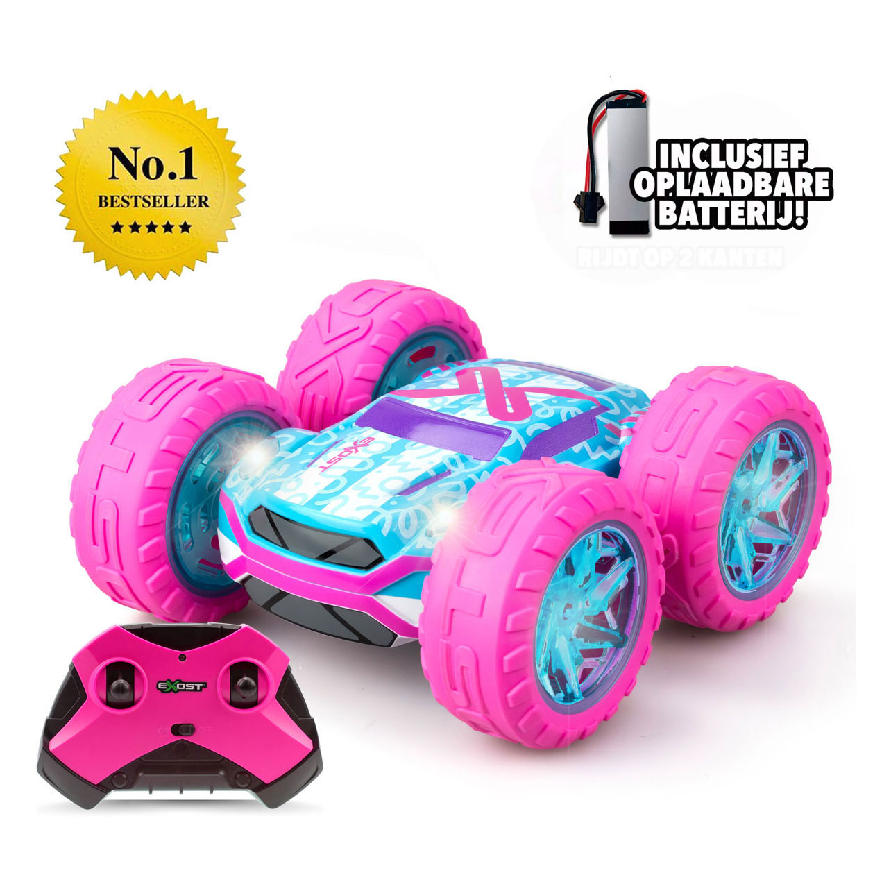 Exost RC 360 Cross Flash Amazon Roze Bestuurbare Auto