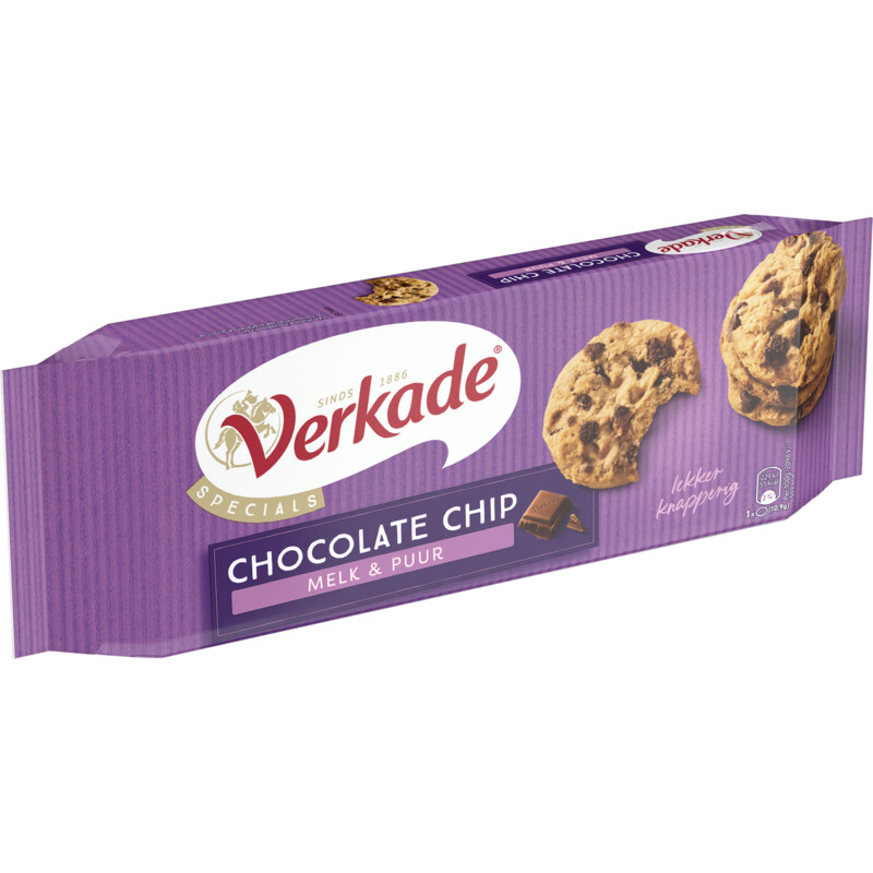 Verkade Chocolate chip melk & puur