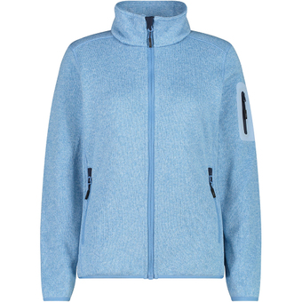 CMP Knit Jaquard Fleecejacke Niagara / B. Blue Damen