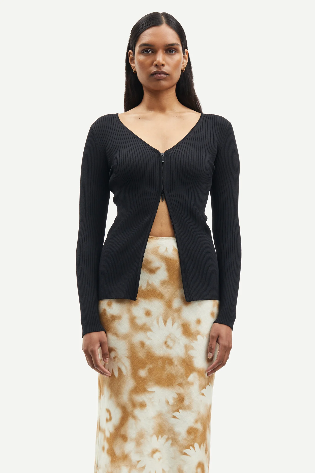 Samsøe Samsøe  Sanina cardigan - sort