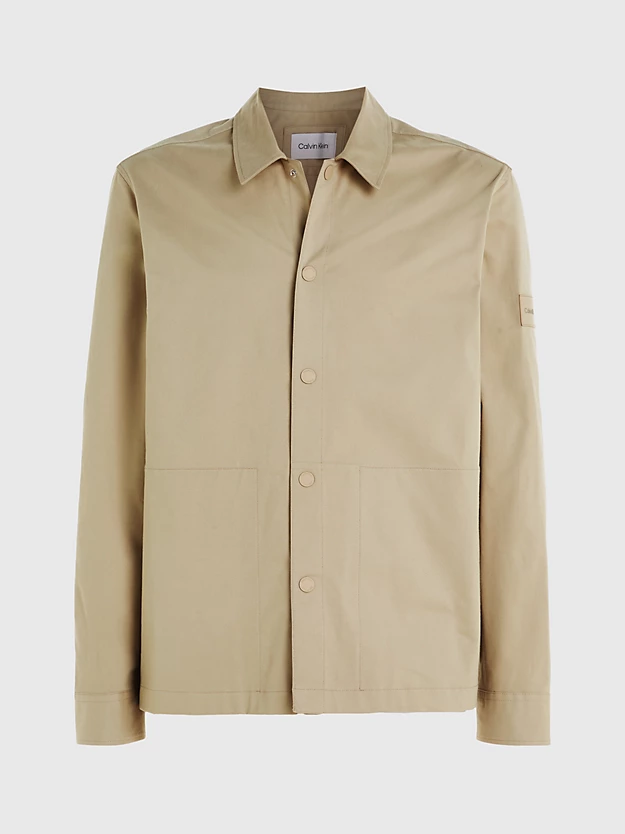 Camisa de sarja de algodão