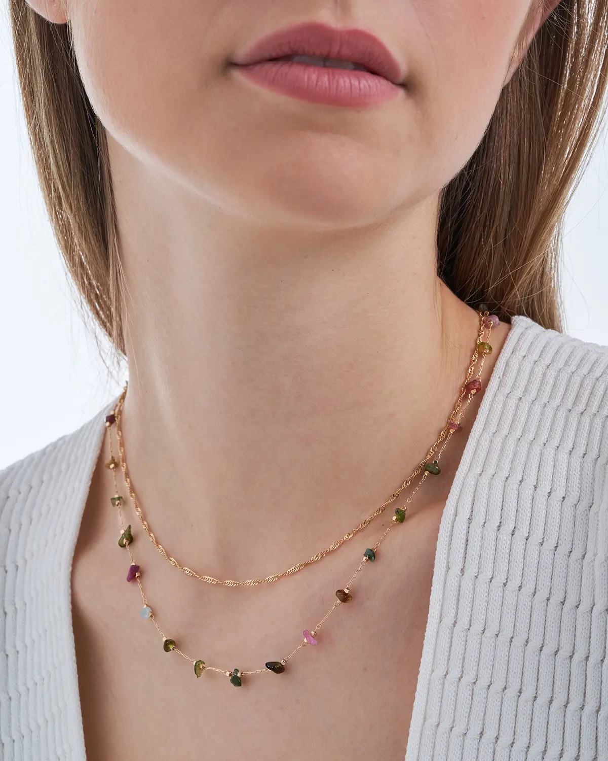 Layering Kette - Amazing Aventurin