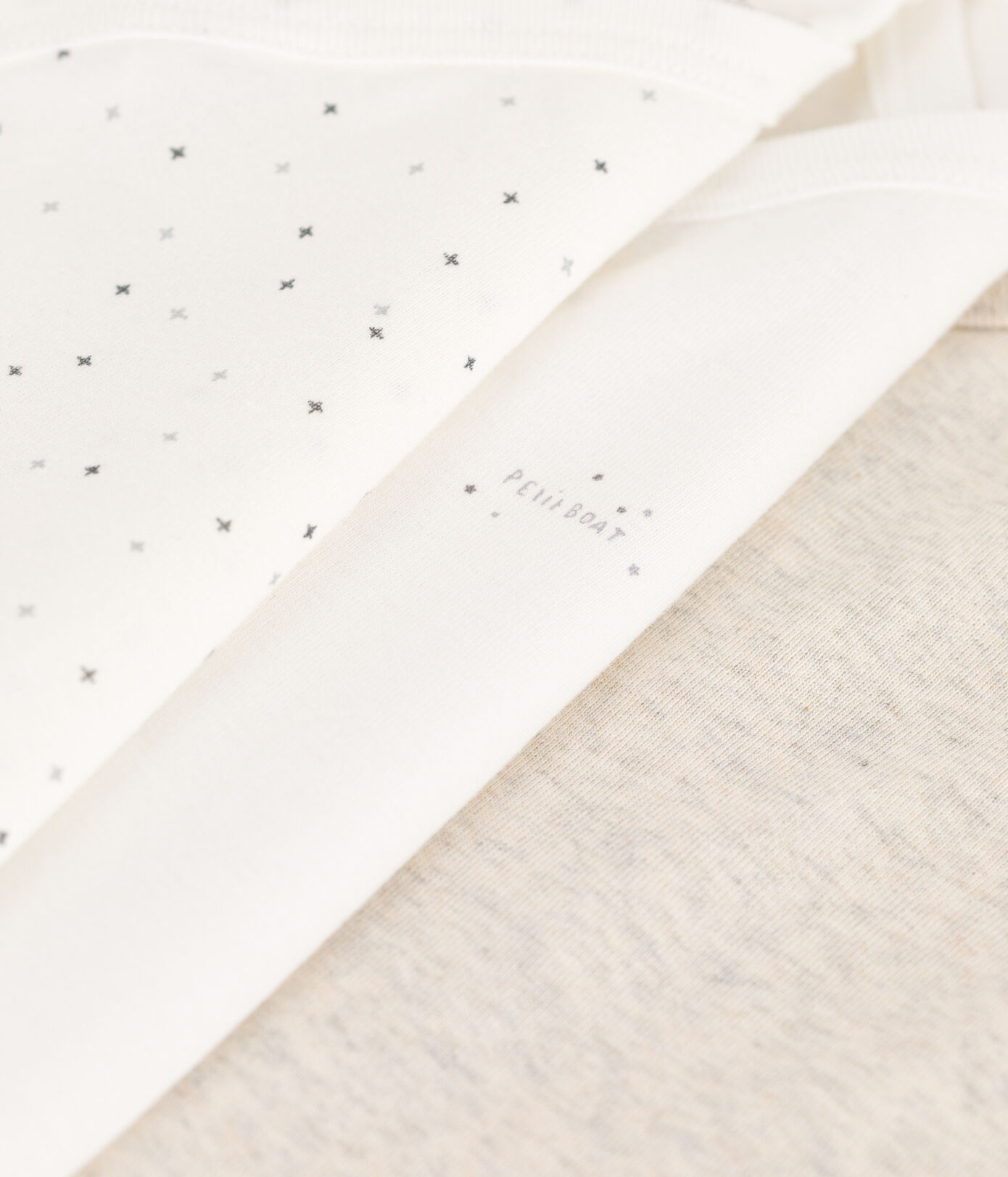 Lot de 3 bodies bébé en coton biologique