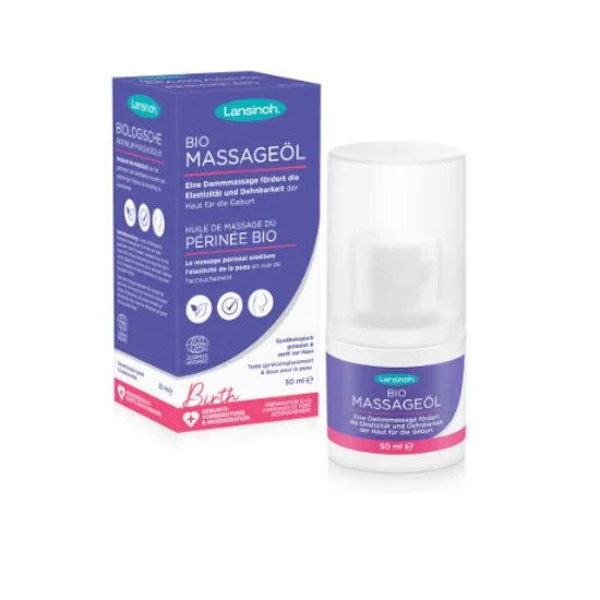 Huile de massage du Périnée Bio   50 ml   de               Lansinoh