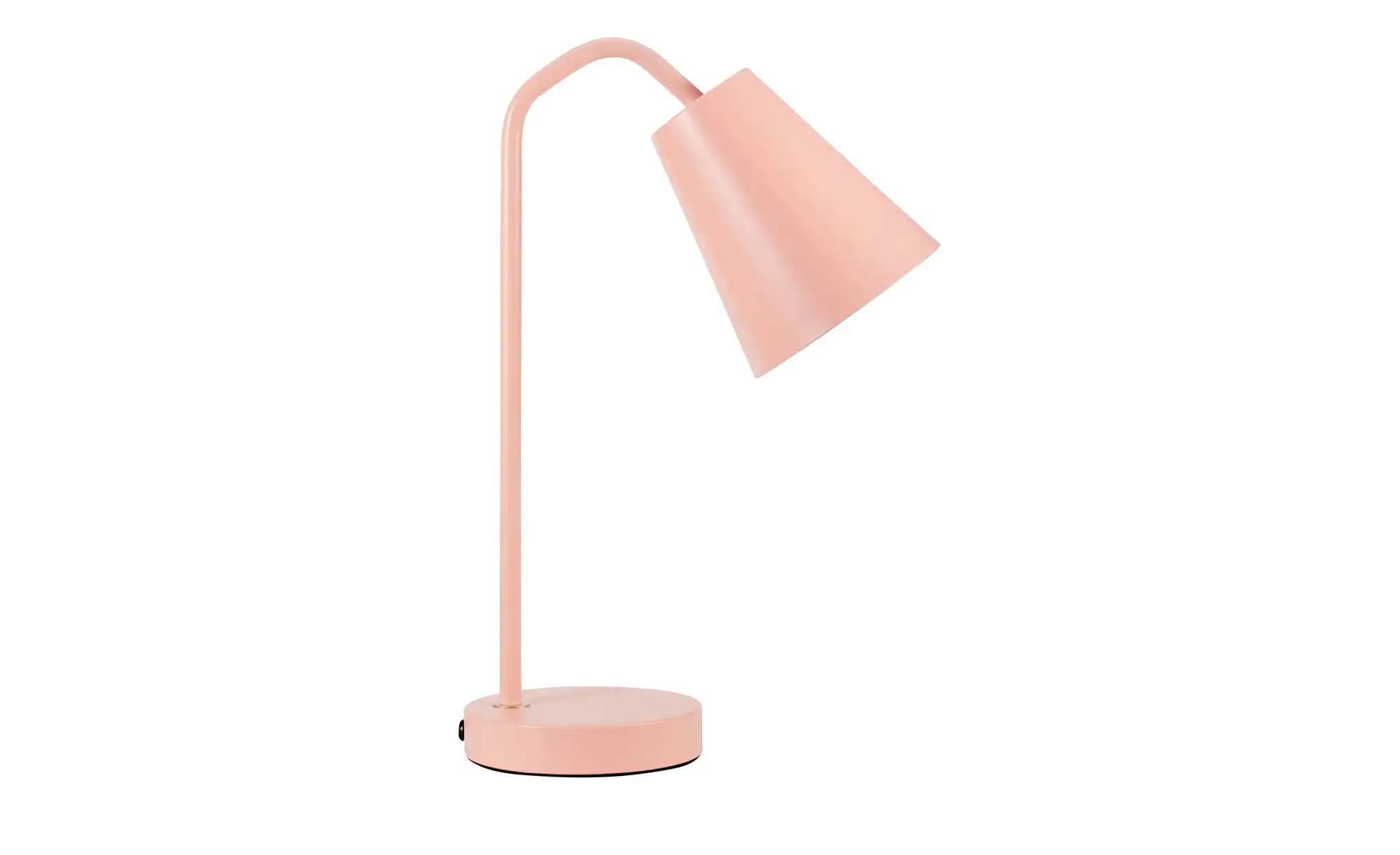 Tischleuchte, 1-flammig, Metall/ rosa