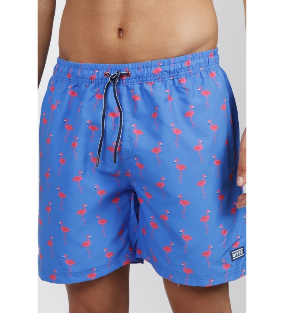 Maiô Admas Flamingo Azul