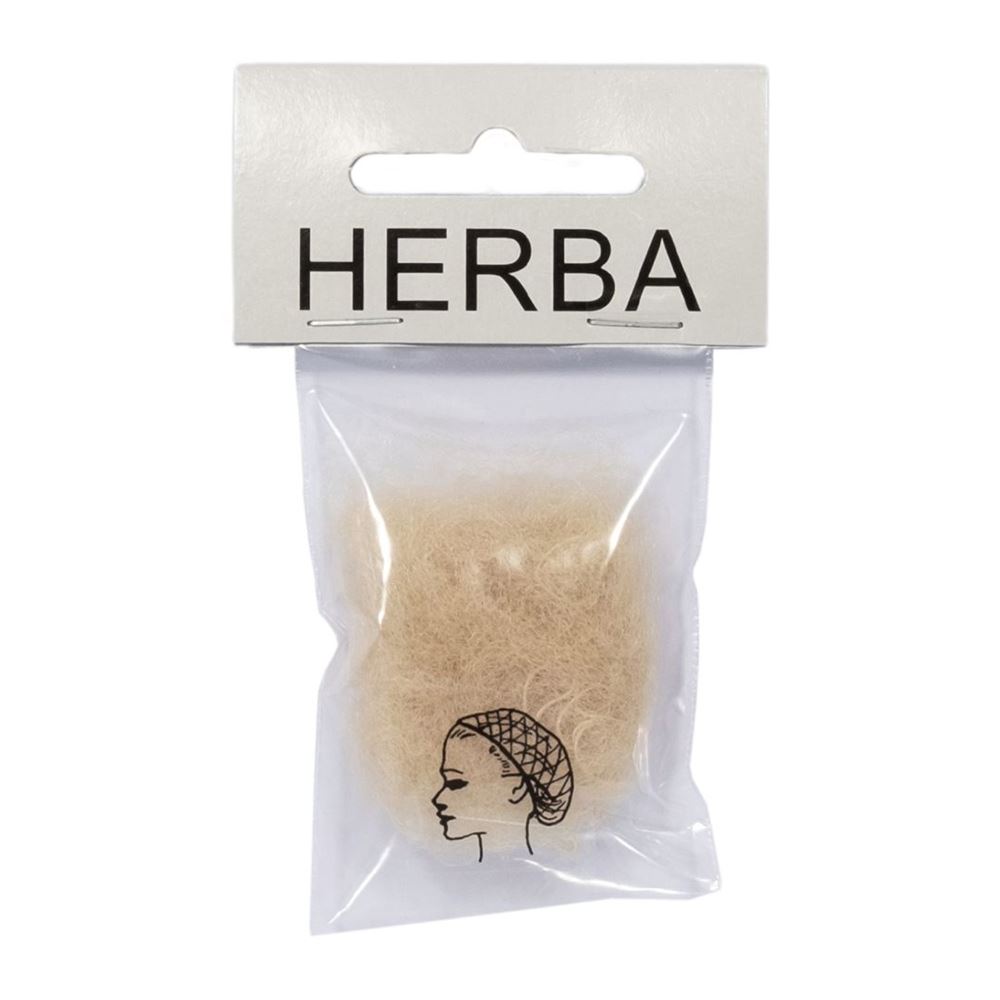 HERBA Haarnetze<br>3 Stück, blond
