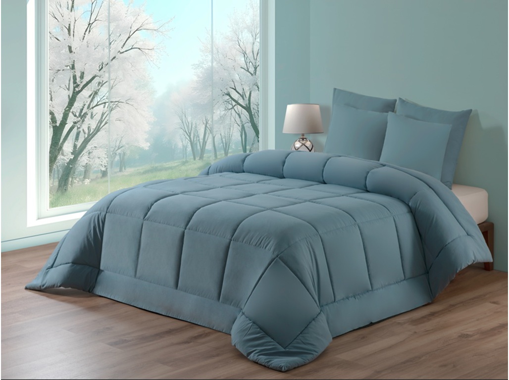 EDREDÃO HOMESPECIAL AZUL 240X260CM