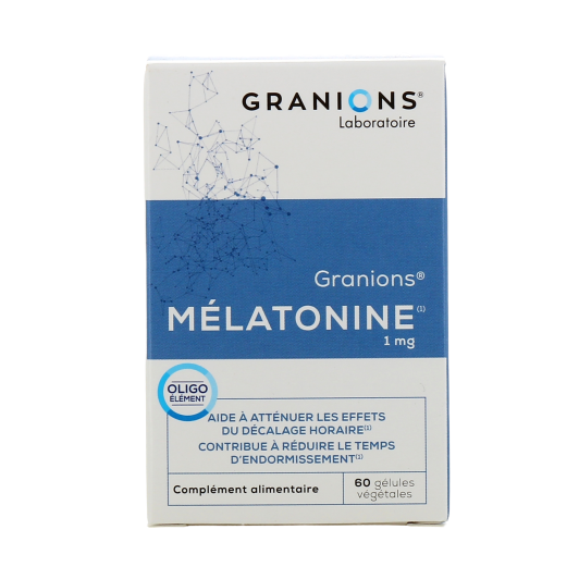 Granions Mélatonine 1 mg - Endormissement, Décalage Horaire