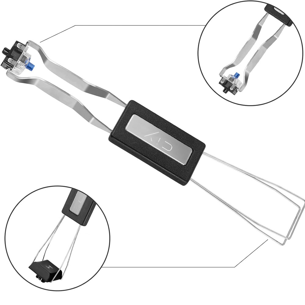 Keycap Remover / Puller Tastenkappen Abzieher für mechanische Tastaturen - Schwarz