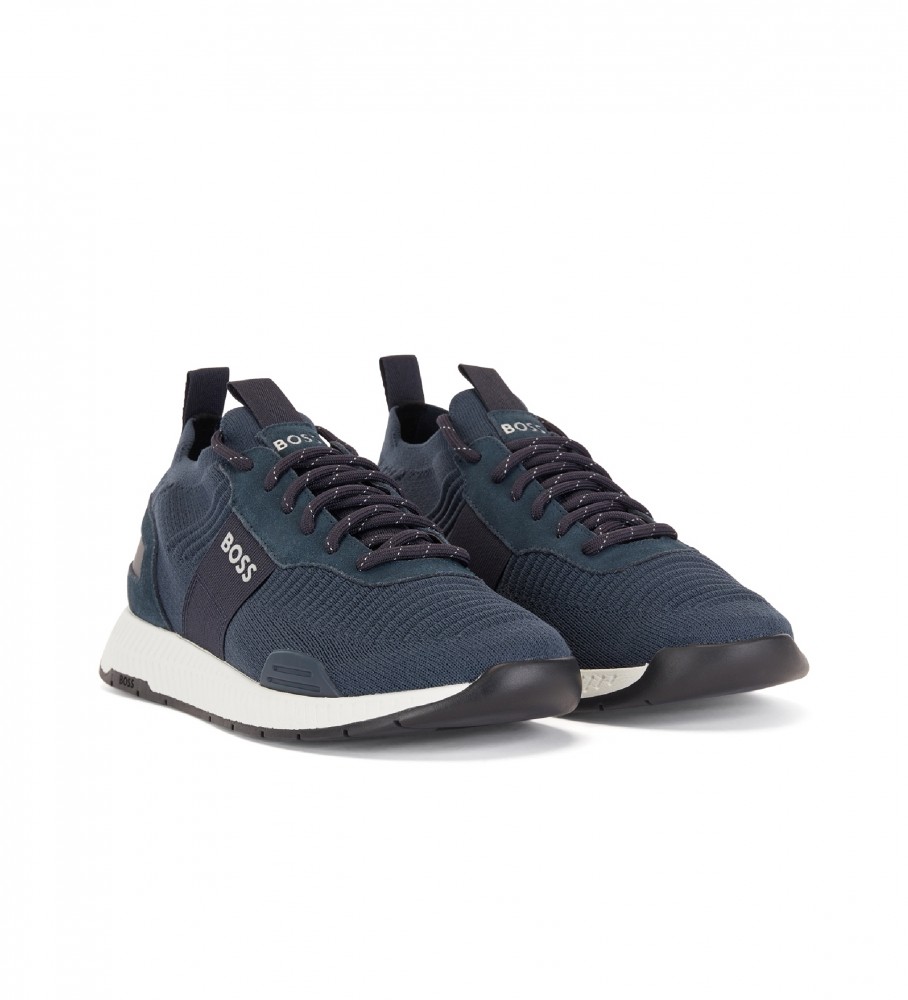 Tênis BOSS Navy Sock