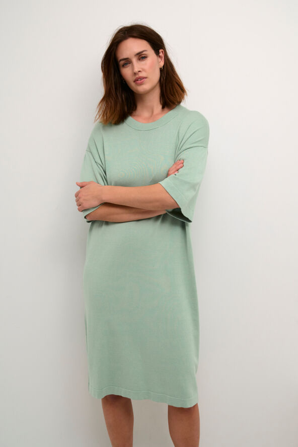 Kaffe KAfenia Knit Dress Granite green