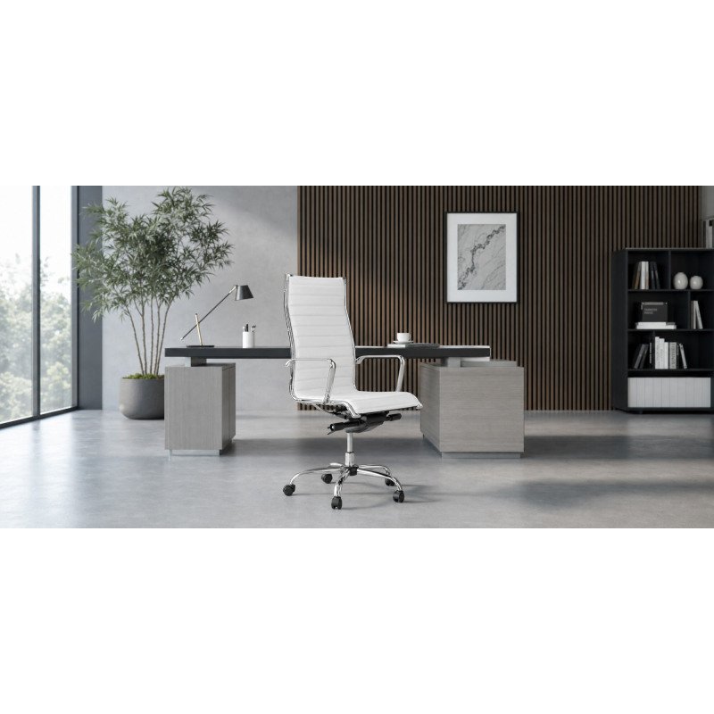 Chaise de bureau Andrea simili cuir