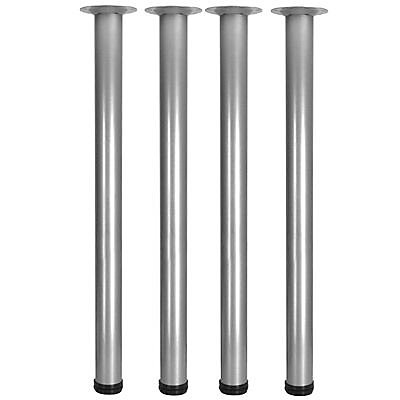 Pied de table Diall ø50 x 710 mm réglable, 4 pièces
