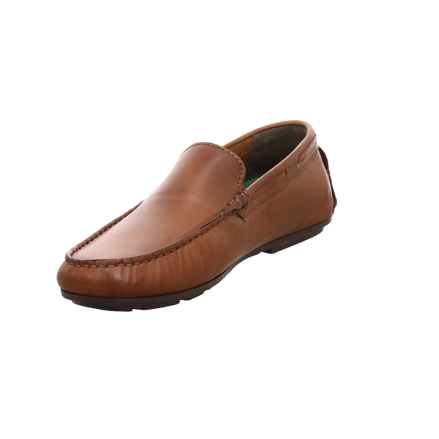 VAN DER LAAN Halbschuh-Schlüpfer Braun Leder