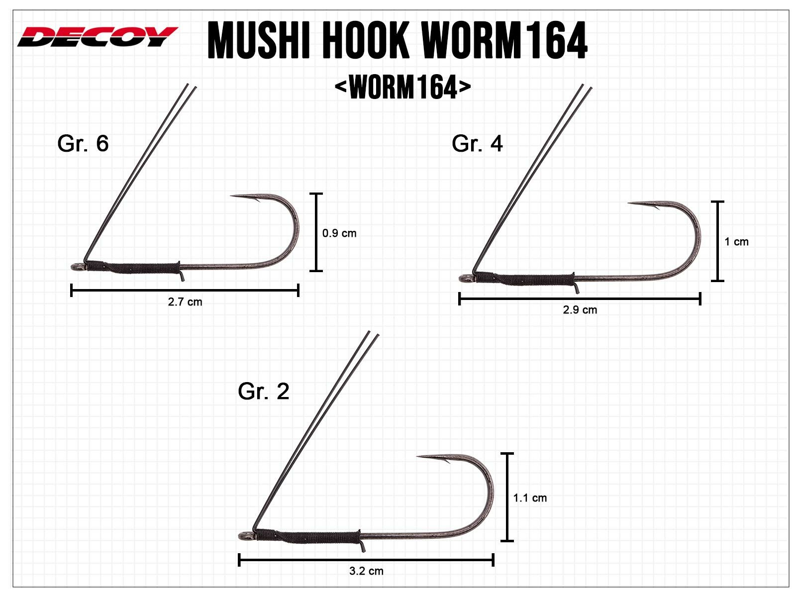 Mushi Hook Worm164 (DECOY)