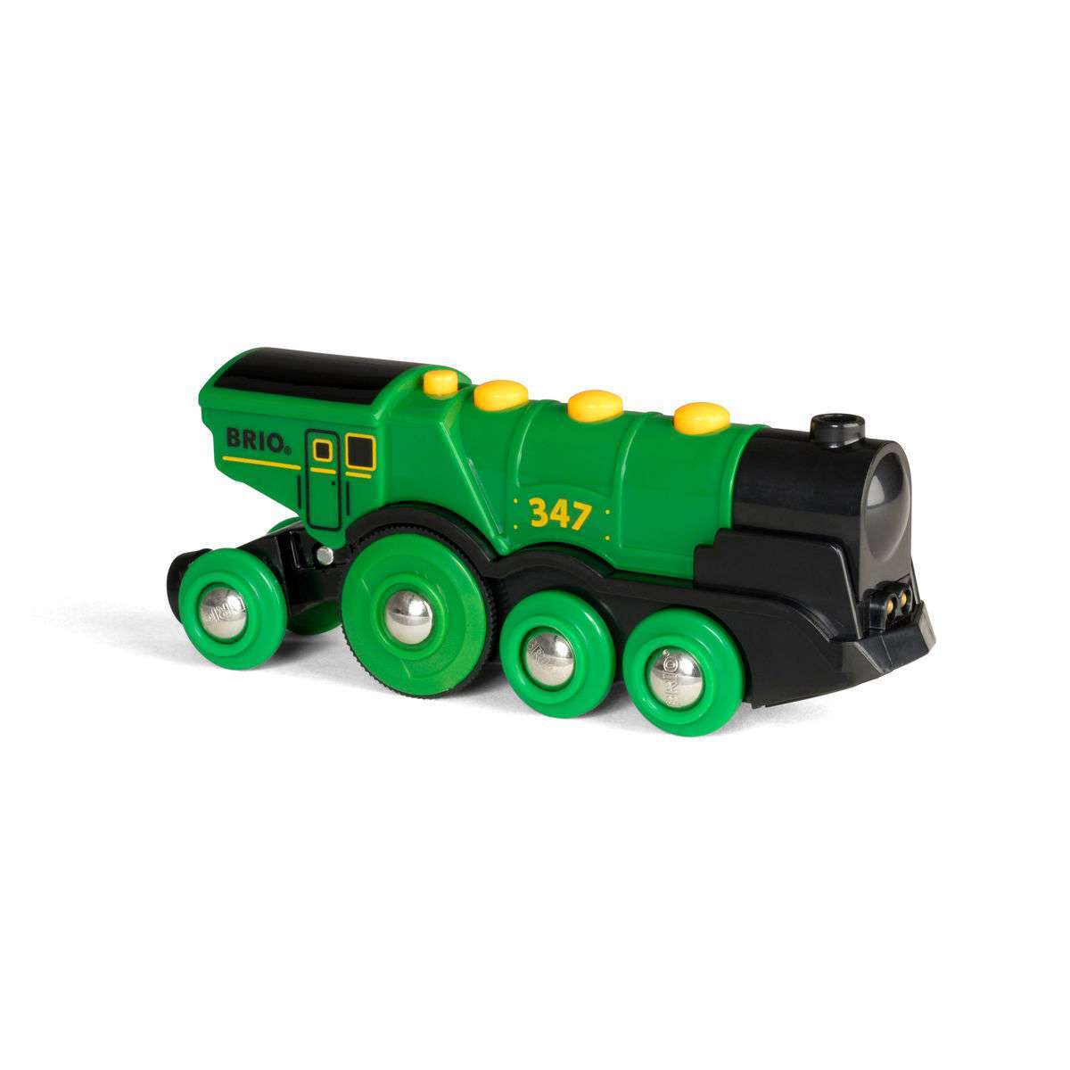 BRIO Spiel Grüner Gustav Batterielok