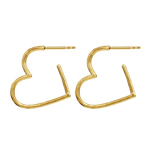 Maanesten Laia Medi Øreringe, Gold Plated