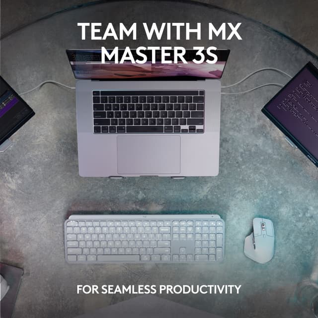 Logitech MX Keys S trådløst tastatur (graphite)