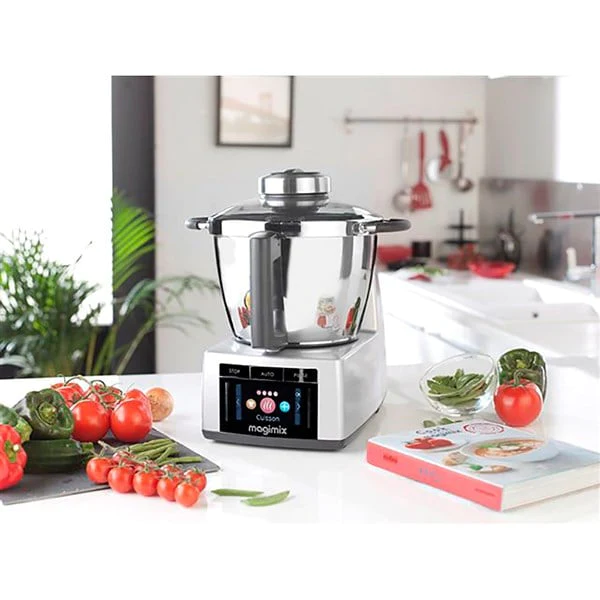Lot Cook expert chrome mat et accessoire pétrin Magimix