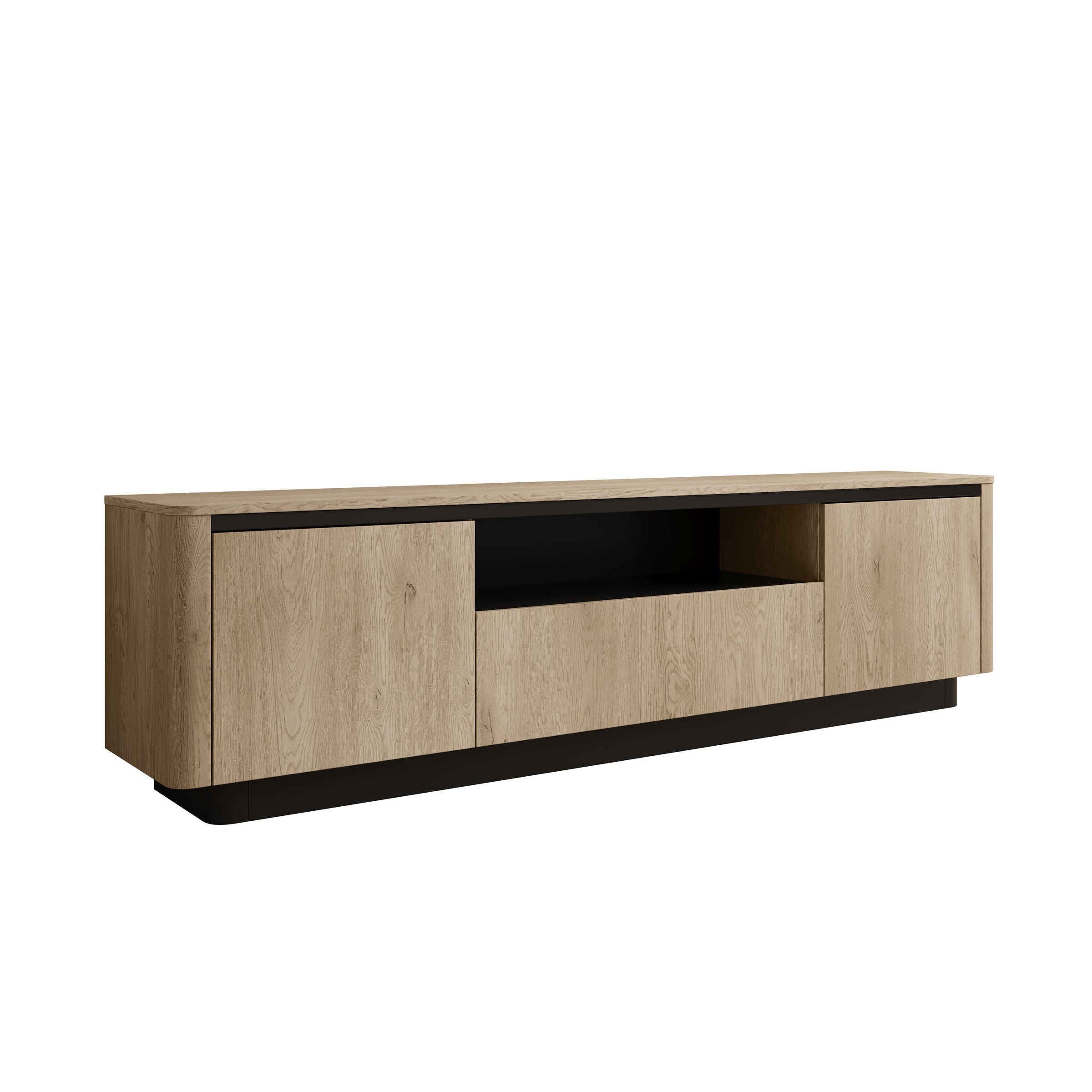 Meubella - Taywan - TV-Meubel - Eiken - 200 cm