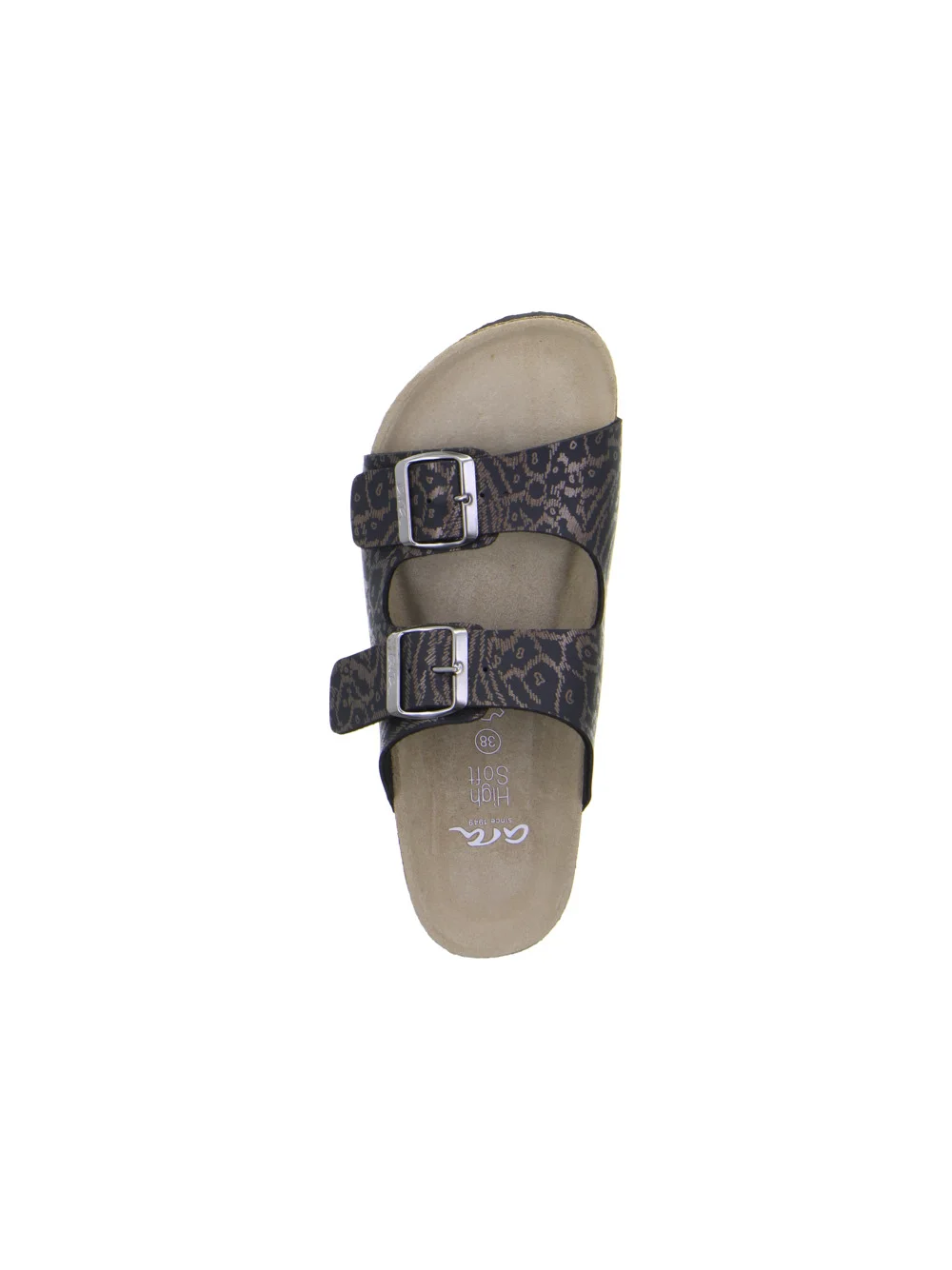 Pantolette Maui schwarz multi