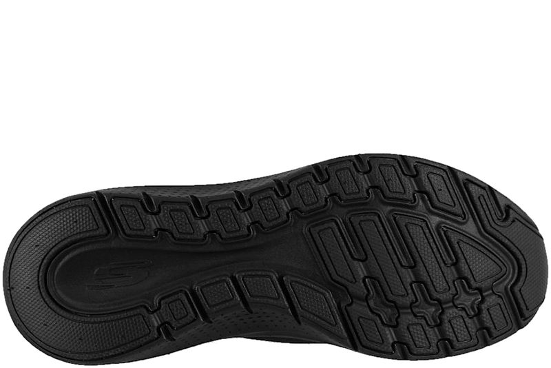 SKECHERS ARCH FIT 2.0 BIG LEAUGE SNEAKERS I SORT TEKSTIL