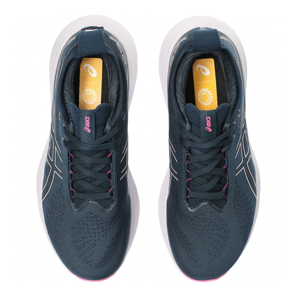 Asics GEL-NIMBUS 25 - Chaussures running Femme french blue/lilac hint