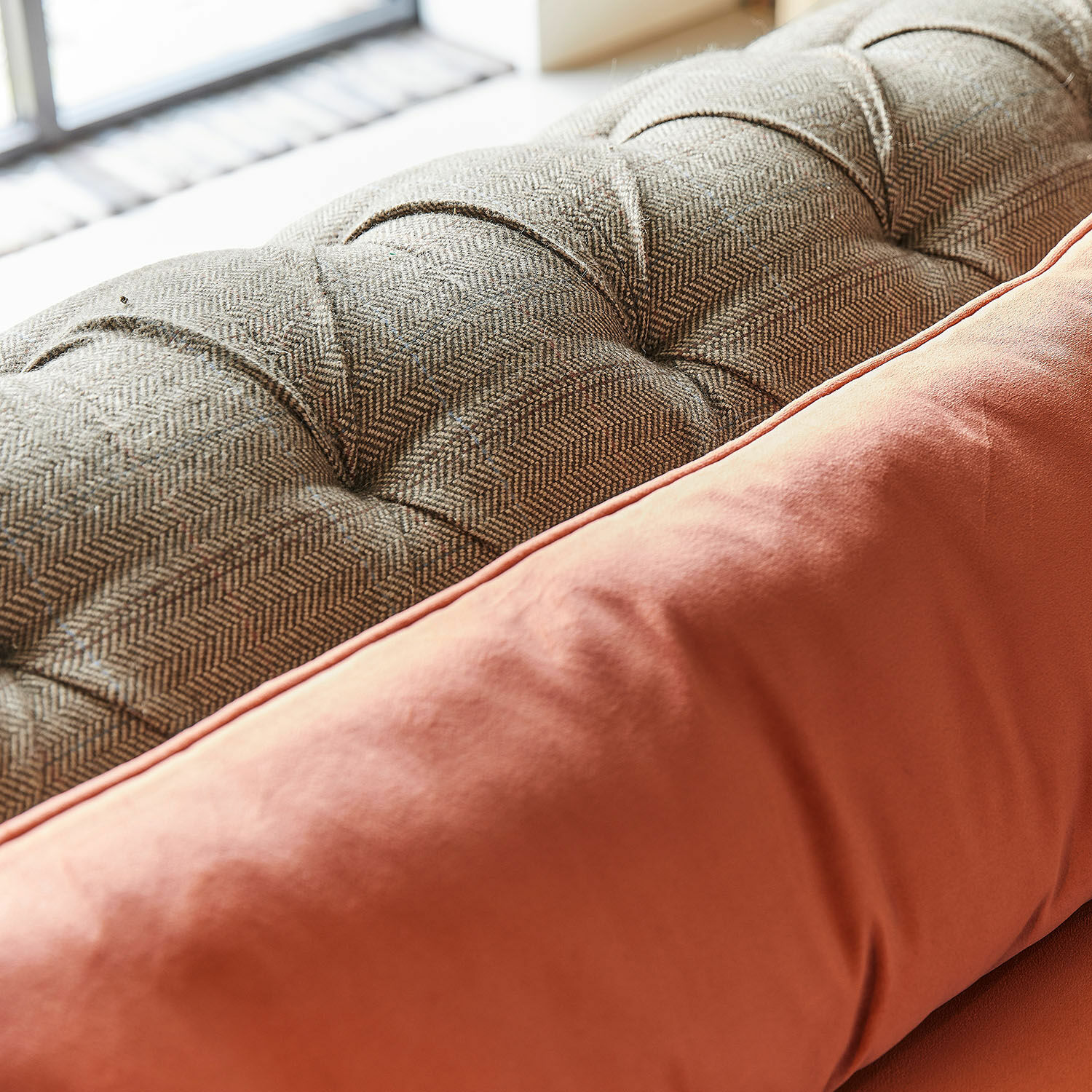 Sofa Kanani braun/terrakotta