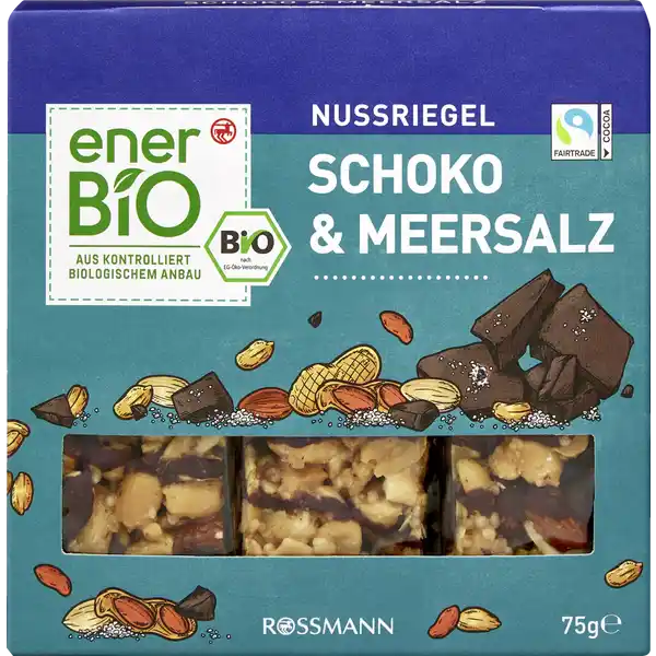 Nussriegel Schoko & Meersalz