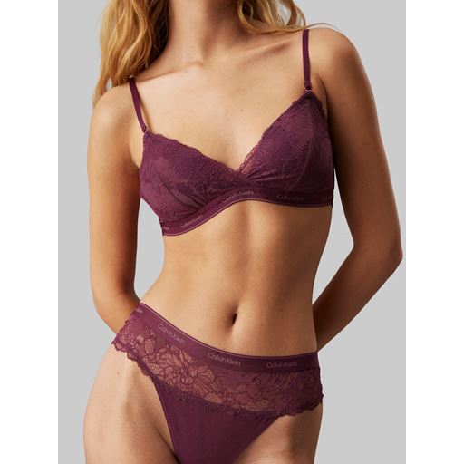 Calvin Klein Thong, Mauve Wine, S
