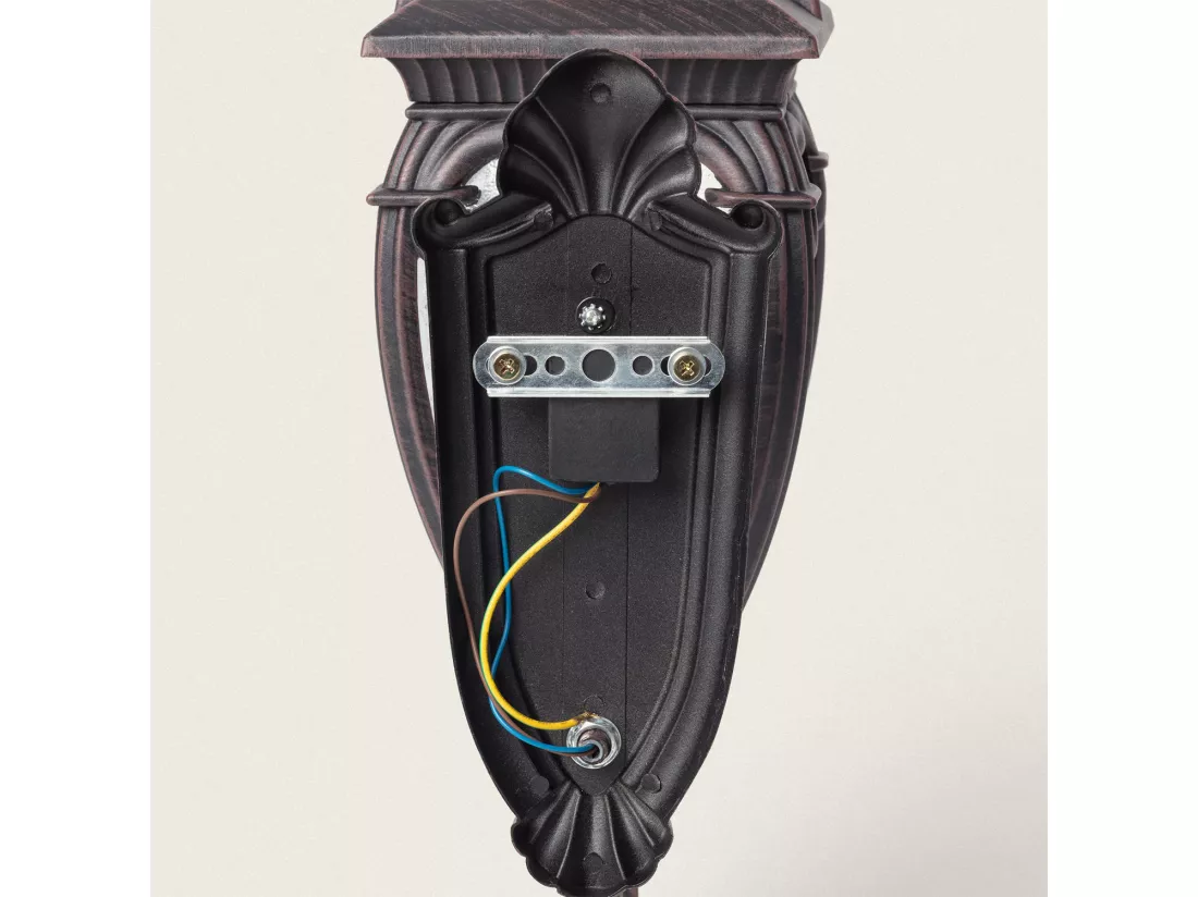 Lampe Murale Extérieure Aluminium Grivale Rouille