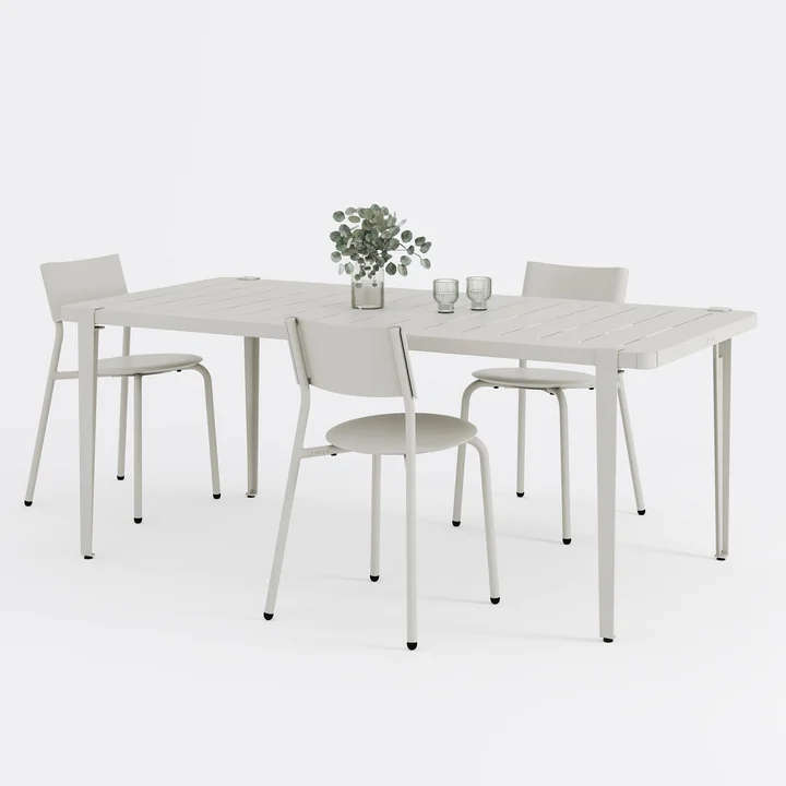TipToe - Gartentisch MIDI Kollektion, 190 x 90 cm, sonnengelb