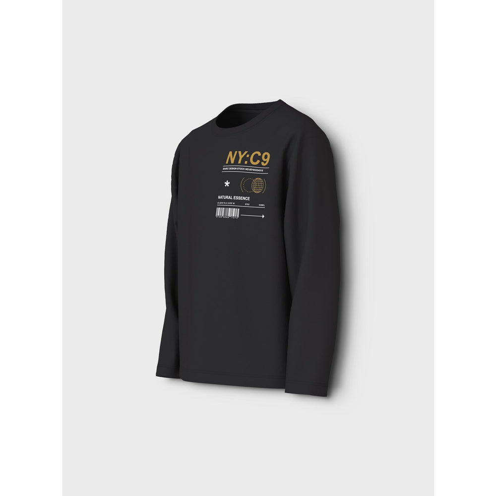 Køb Name It Black Ny Vagno Loose Bluse