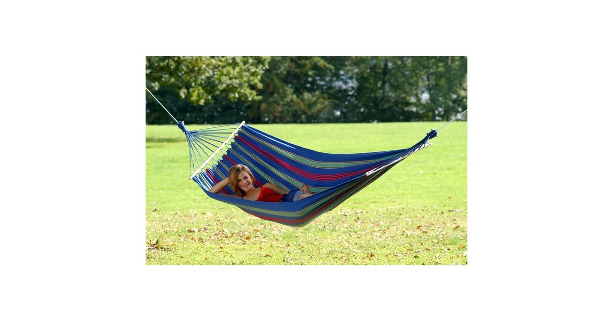 AmazonasAruba Juniper hangmat  (Blauw/rood)