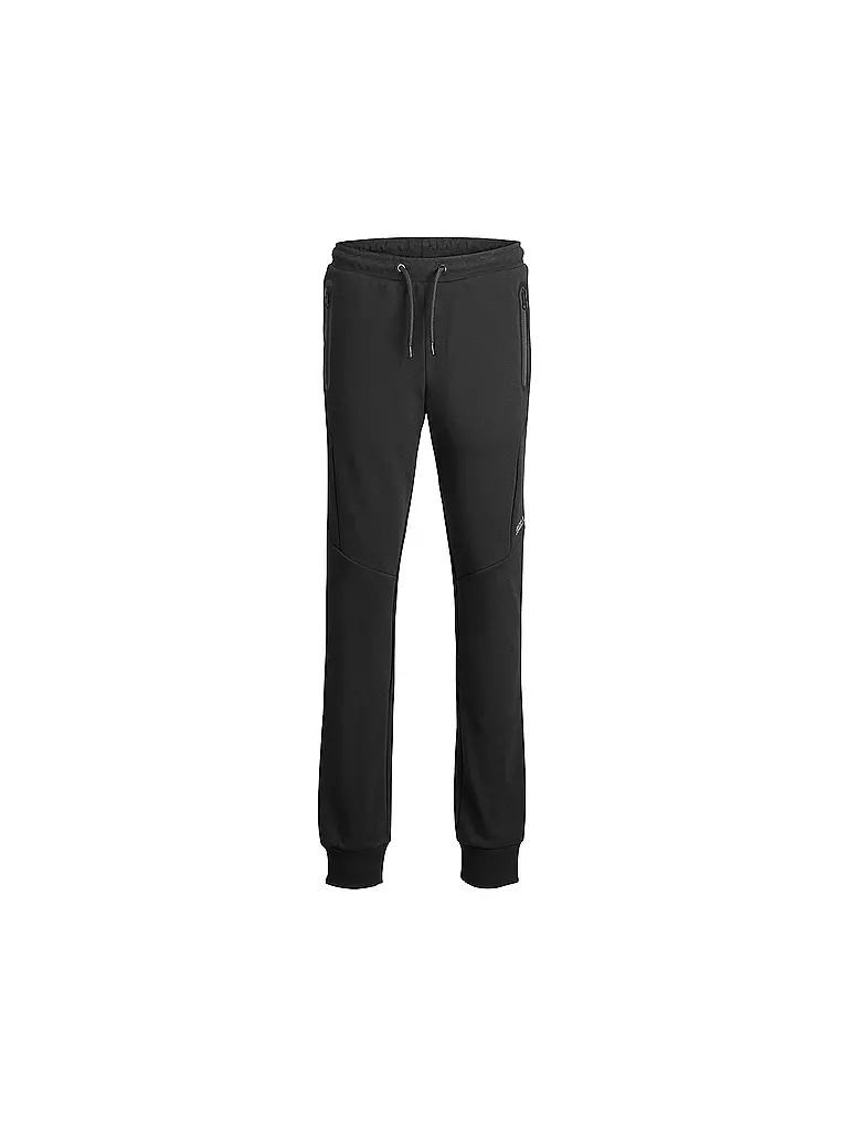 JACK & JONES Jungen Jogginghose JPSTWILL JJFUSION schwarz