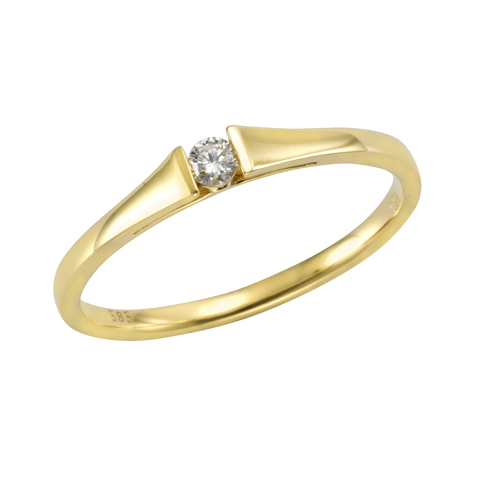 Orolino Ring Gold 585 mit Brillant 0,08ct.