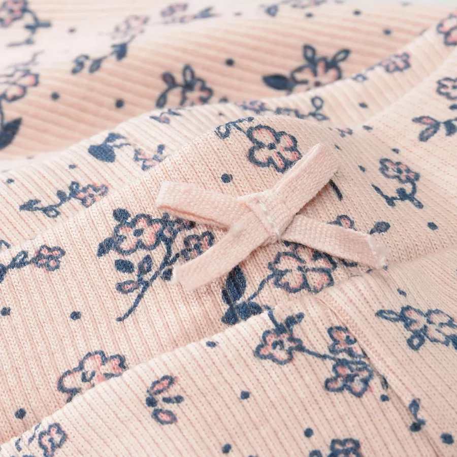 STACCATO Leggings soft blush gemustert