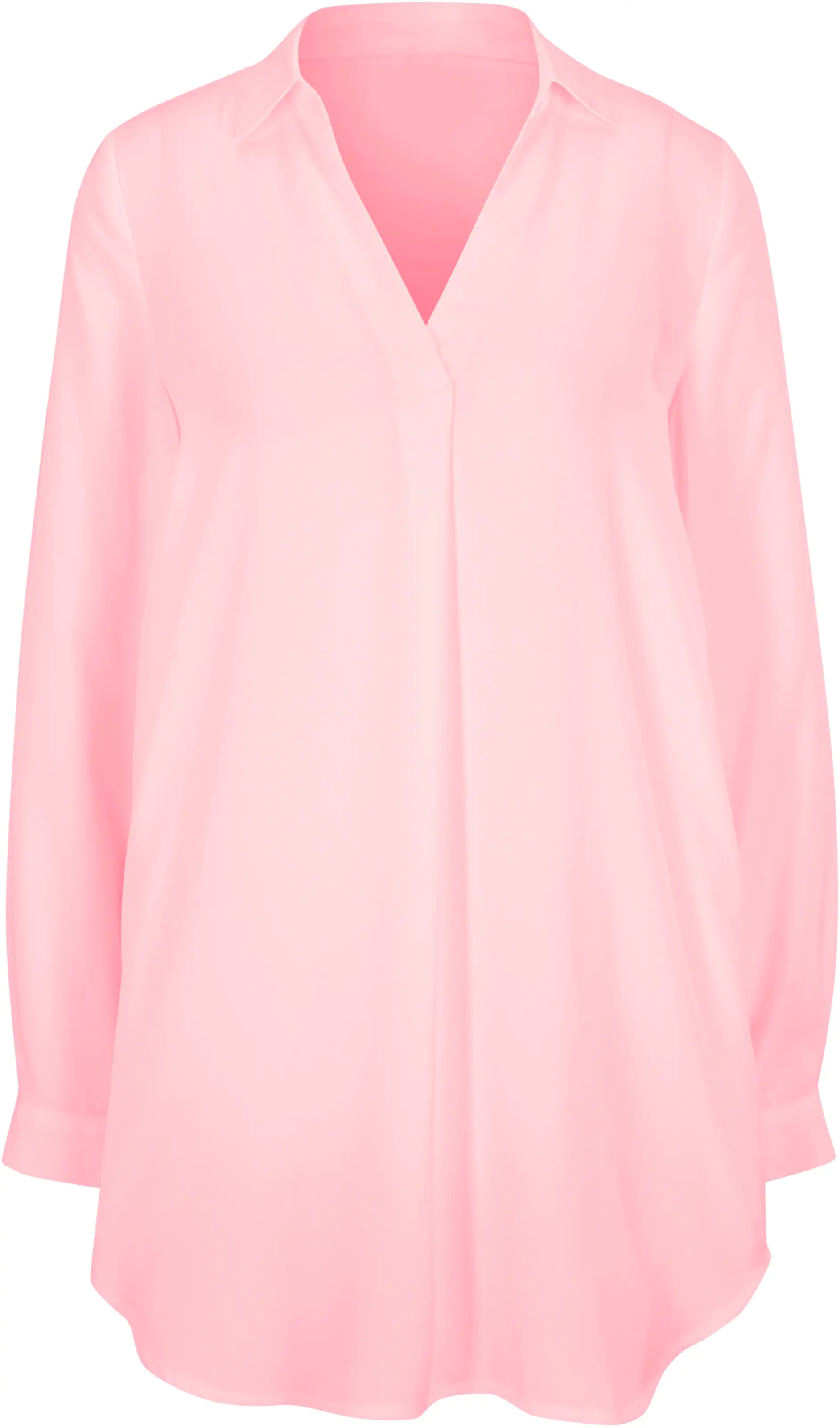 heine Longbluse in hellrosé